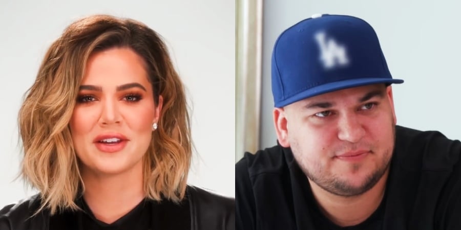 Khloe Kardashian and Rob Kardashian - KUWTK