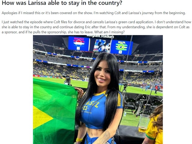 Larissa Lima From 90 Day Fiance, TLC, Sourced From @larissalimareal Instagram / Reddit