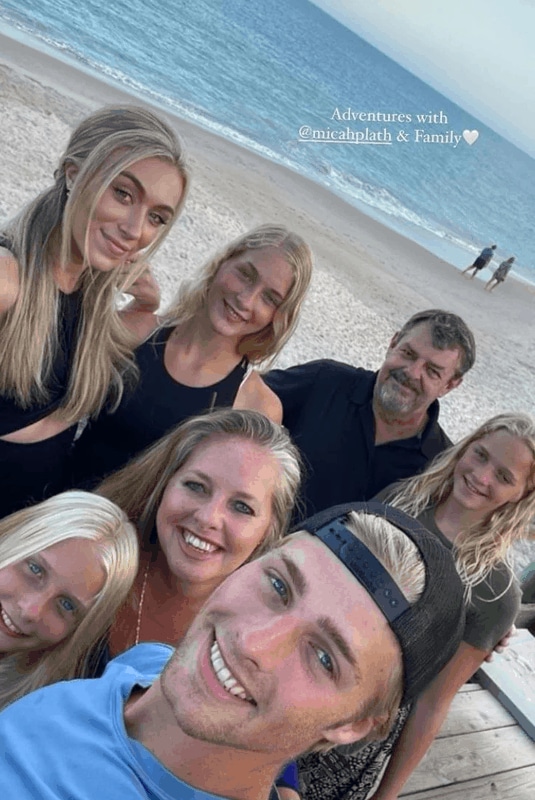 Micah Plath With His Family & New Girlfriend - Instagram