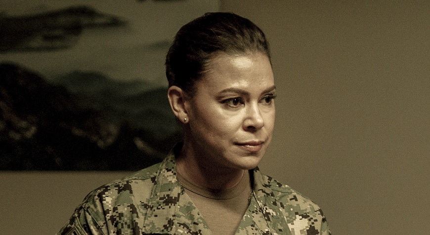 Toni Trucks as Lisa Davis in SEAL Team episode 701, season 7, streaming on Paramount+, 2024. CREDIT: Michael Moriatis/Paramount+