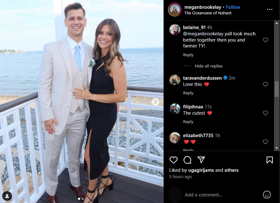 Megan Lay shows off her boyfriend and wedding date. - Instagram