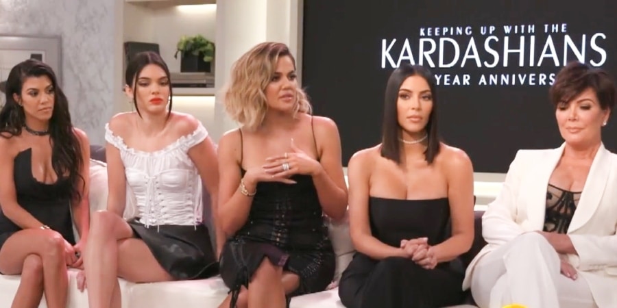 Kourtney Kardashian, Kendall Jenner, Khloe Kardashian, Kim Kardashian, and Kris Jenner. - Today -YouTube 