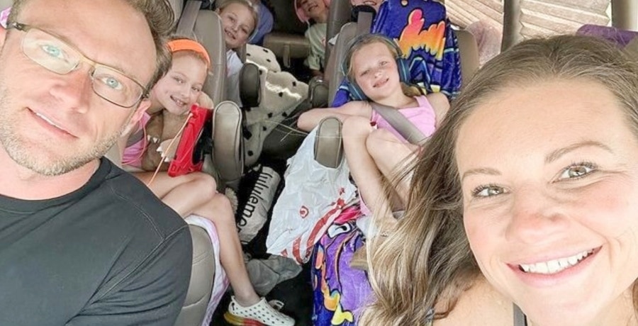 Adam Busby, Danielle Busby, and their children from OutDaughtered, TLC, sourced from Instagram