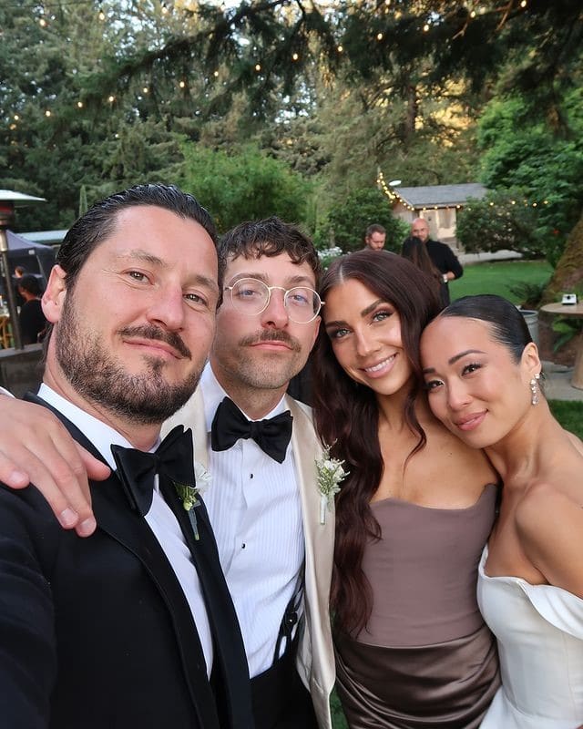Val Chmerkovskiy, Kiki Nyemchek, Jenna Johnson, and Koko Iwasaki from Instagram