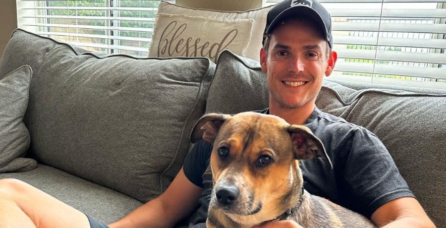 Actor Mark Grossman with his dog Oakley