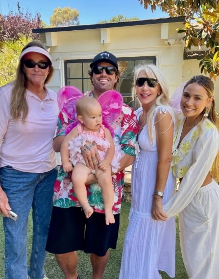 Caitlyn Jenner, Brody Jenner, Linda Thompson, and Tia Blanco - Instagram