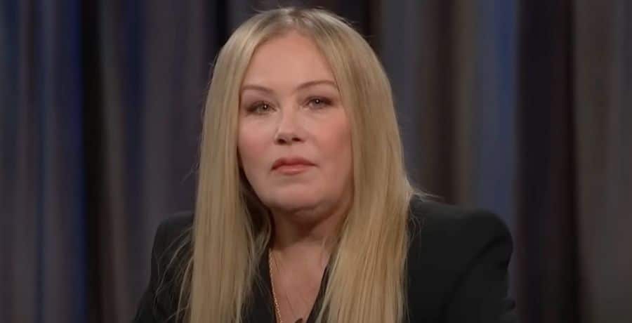 Christina Applegate speaking about her MS diagnosis on Jimmy Kimmel Live