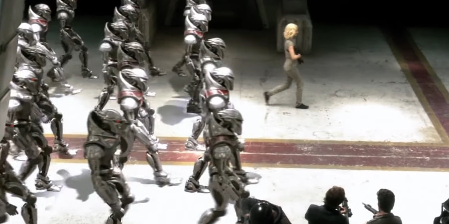 Cylon robots. - YouTube