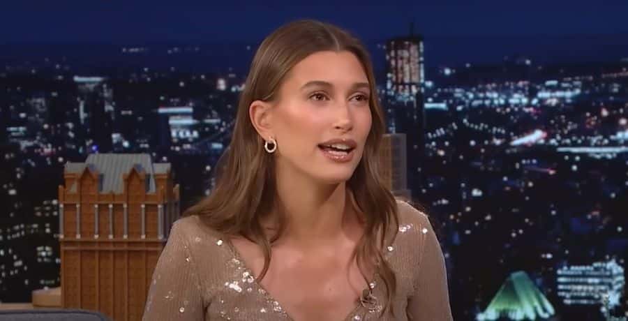 Hailey Bieber - YouTube/The Tonight Show Starring Jimmy Fallon