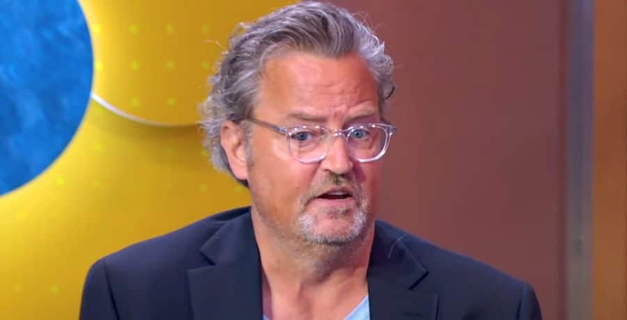 Matthew Perry speaking about his struggles with addiction on Good Morning America