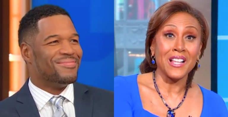 Michael Strahan and Robin Roberts on GMA (1)