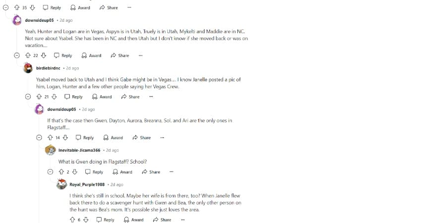 Redditors discuss the whereabouts of The Browns - Reddit