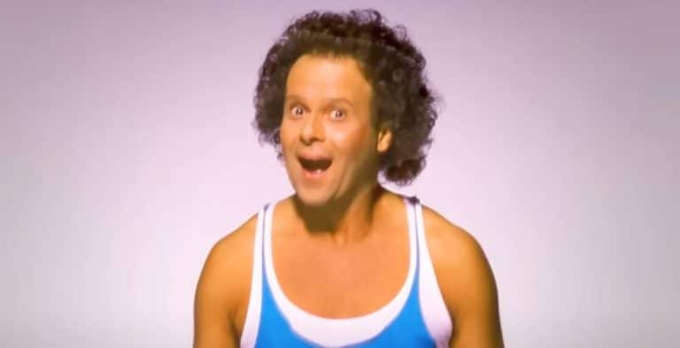 Richard Simmons introducing a workout video