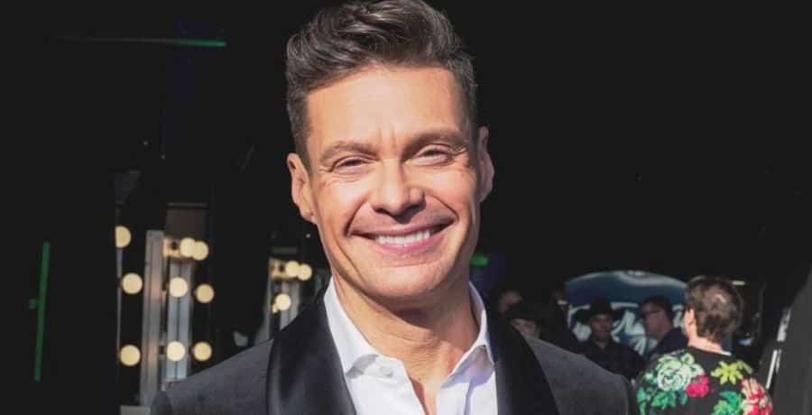 Ryan Seacrest backstage on American Idol