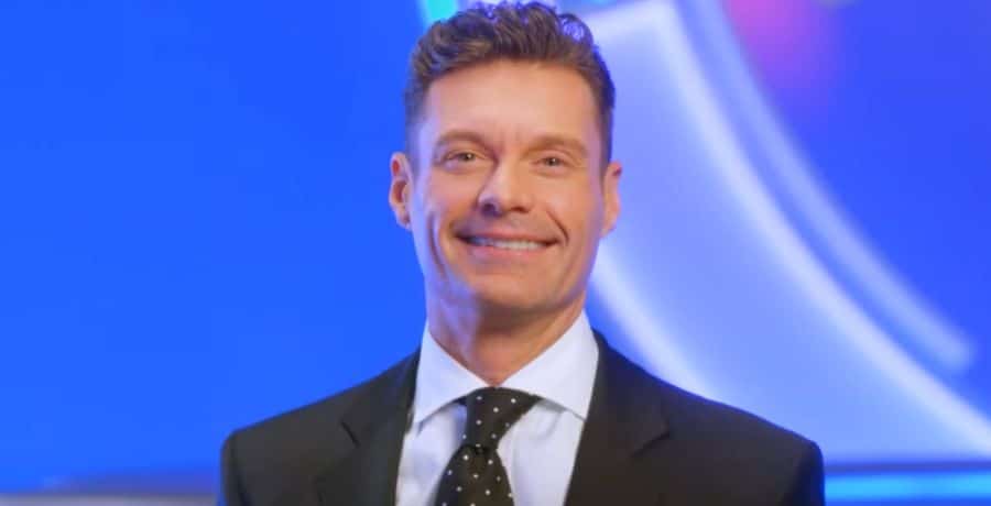 Ryan Seacrest on the set of Wheel Of Fortune