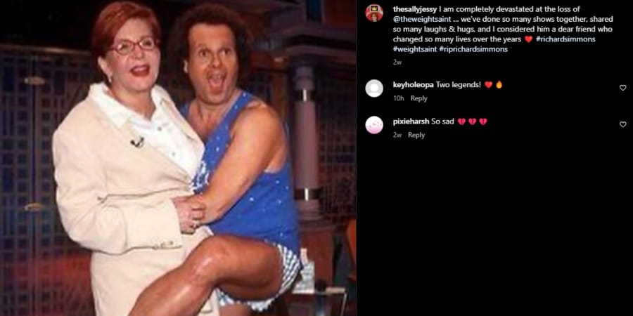 She pays respect to Richard Simmons - Instagram