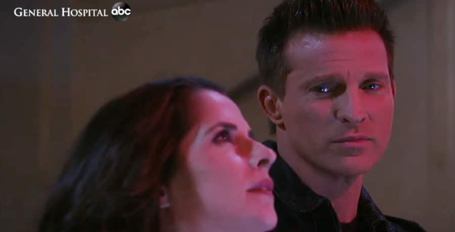 Kelly Monaco and Steve Burton/Credit: ABC YouTube