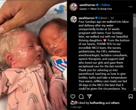 They are 'breaking free' with the twins. - Instagram