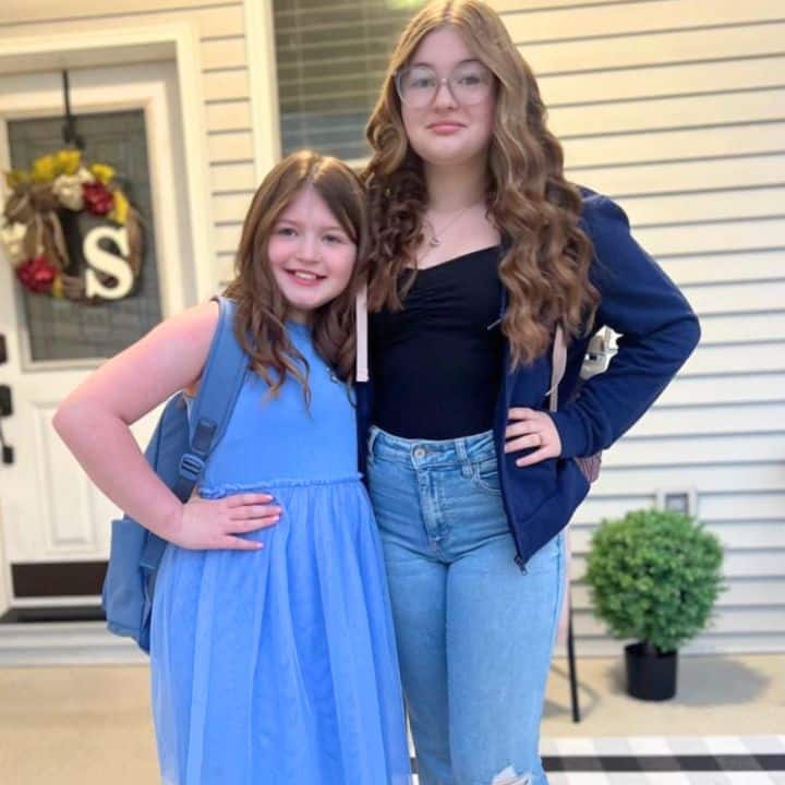 'Teen Mom' Amber Portwood's daughter Leah and her sister Emilee