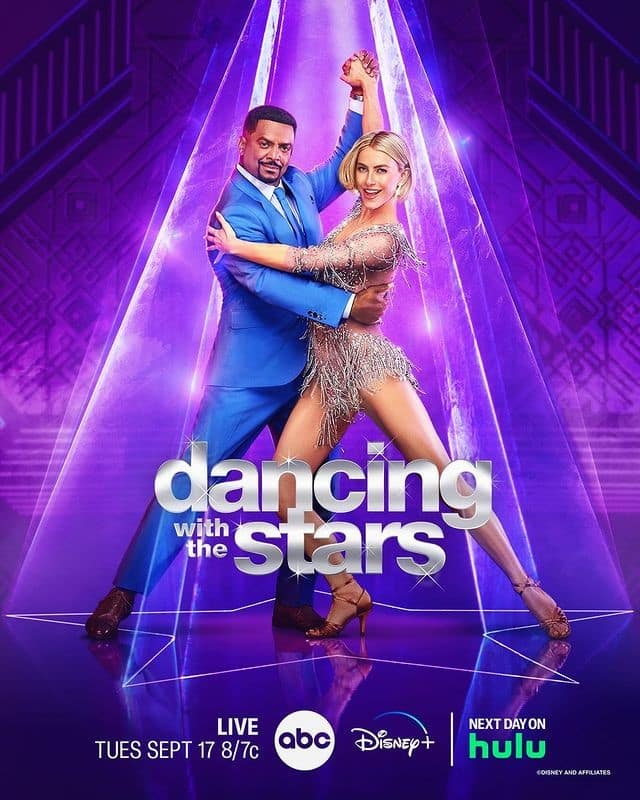 Promo for Dancing With The Stars featuring Alfonso Ribeiro and Julianne Hough from Instagram