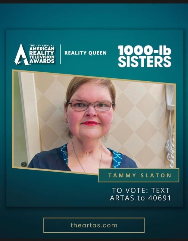 Tammy Slaton from the American Reality Television Awards