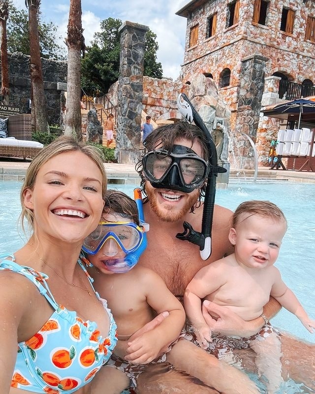 Witney Carson and her family from Instagram