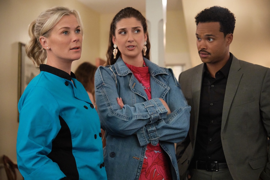 Photo: Alison Sweeney, Tess Atkins, Daylin Willis Credit: ©2024 Hallmark Media/Photographer: Bettina Strauss