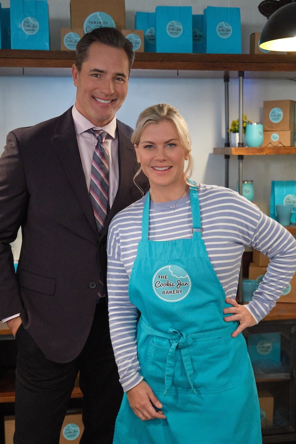 Photo: Victor Webster, Alison Sweeney Credit: ©2024 Hallmark Media/Photographer: Bettina Strauss