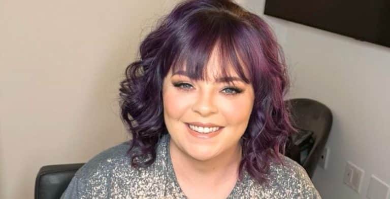 Catelynn Lowell smiling at the camera with full glam makeup