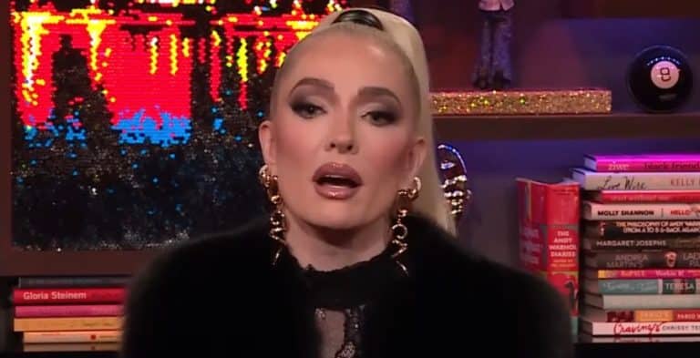 RHOBH star Erika Jayne pictured during an appearance on WWHL