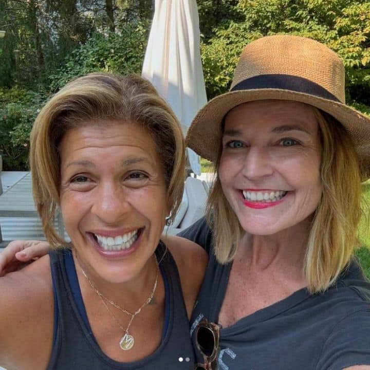 Hoda Kotb and Savannah Guthrie