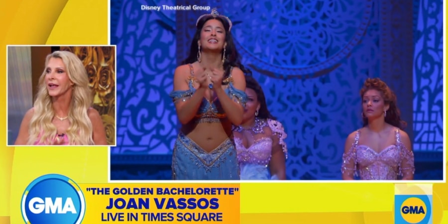 Joan Vassos gets to be the Fortune Teller in Broadway's Aladdin. - GMA