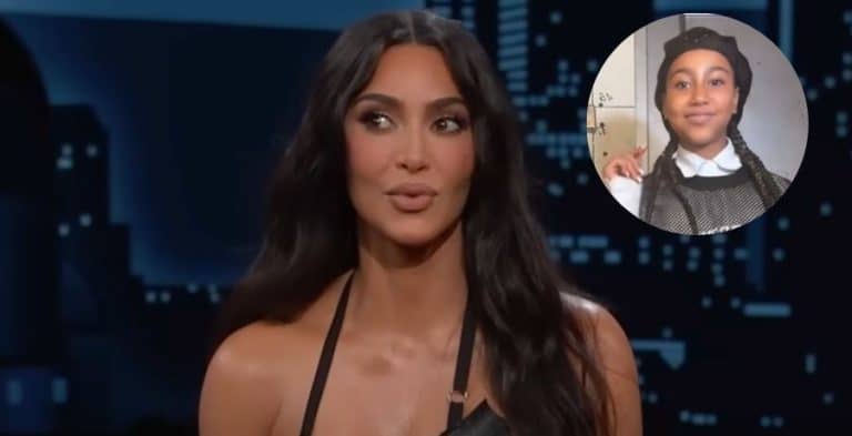 Kim Kardashian on Jimmy Kimmel Live - North West on TikTok