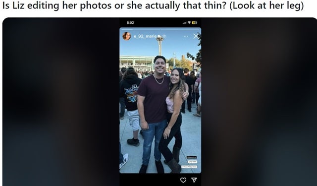 Liz Woods & Jayson Zuniga From 90 Day Fiance, TLC, Sourced From @e_92_marie Instagram / Reddit