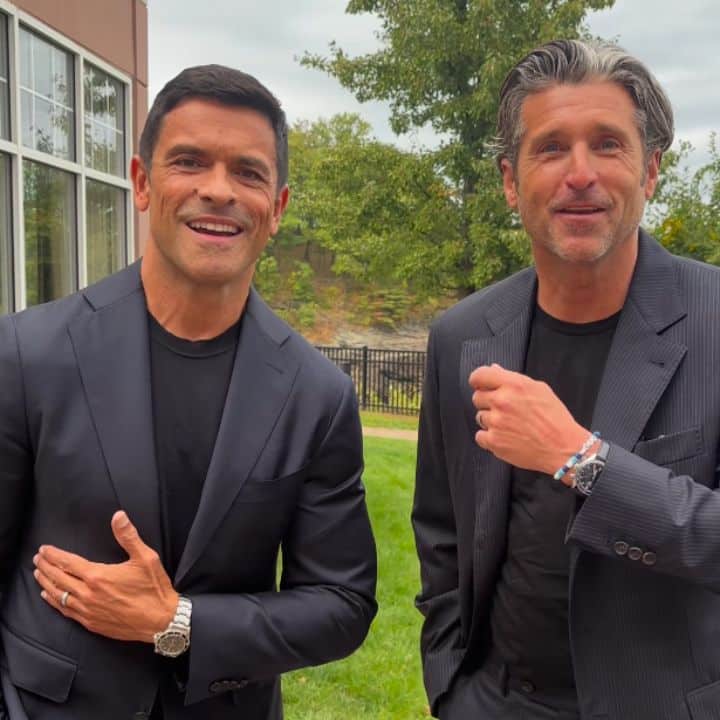 Mark Consuelos and Patrick Dempsey