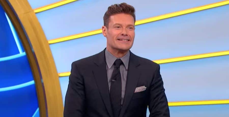 Ryan Seacrest on the new set of Wheel Of Fortune