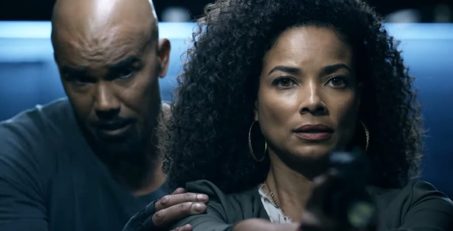 Shemar Moore and Rochelle Aytes/Credit: 'S.W.A.T.' YouTube