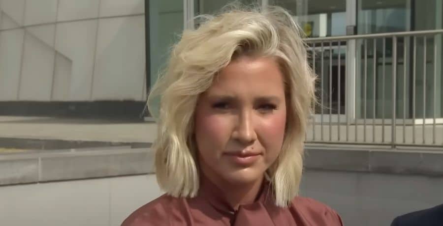 Savannah Chrisley outside of Atlanta courthouse (1)