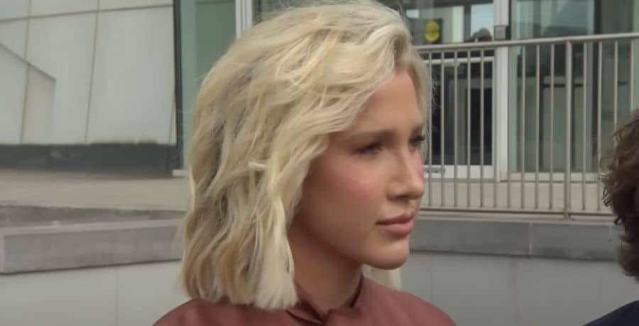 Savannah Chrisley outside of Atlanta courthouse