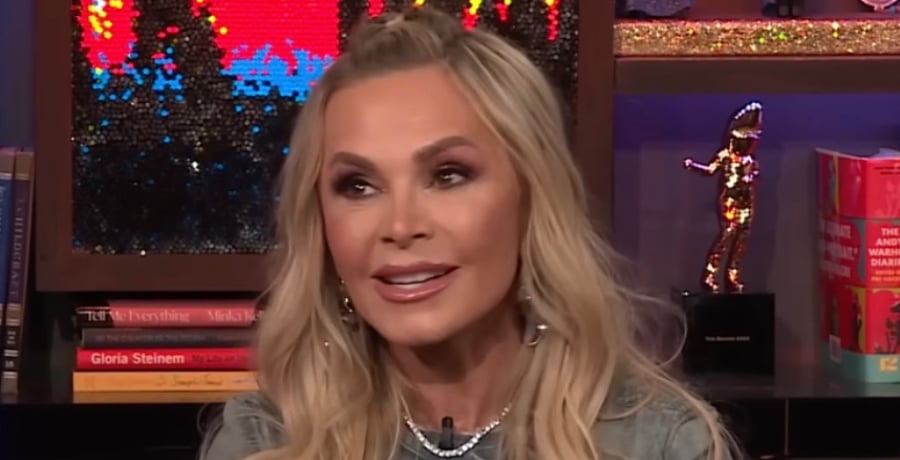 RHOC Tamra Judge pictured during an appearance on WWHL