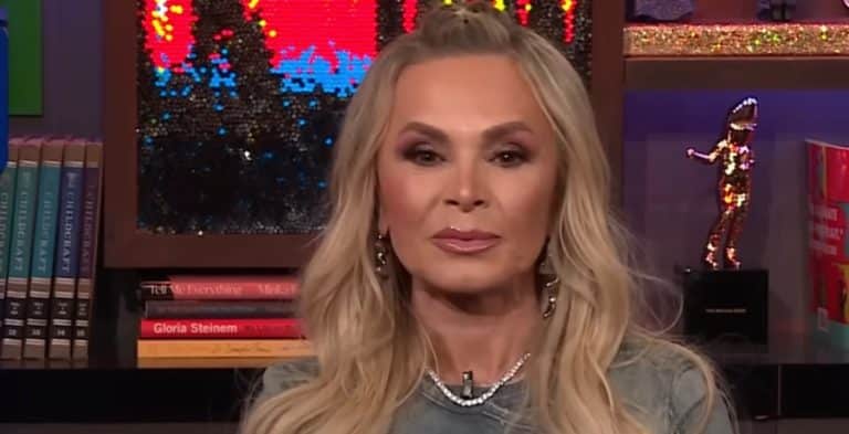 RHOC star Tamra Judge pictured during an appearance on WWHL