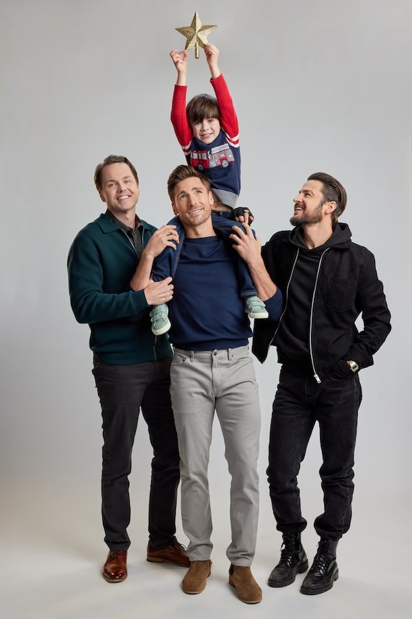 Photo: Paul Campbell, Andrew Walker, Miles Marthaller, Tyler HynesCredit: ©2024 Hallmark Media/Photographer: Lindsay Siu