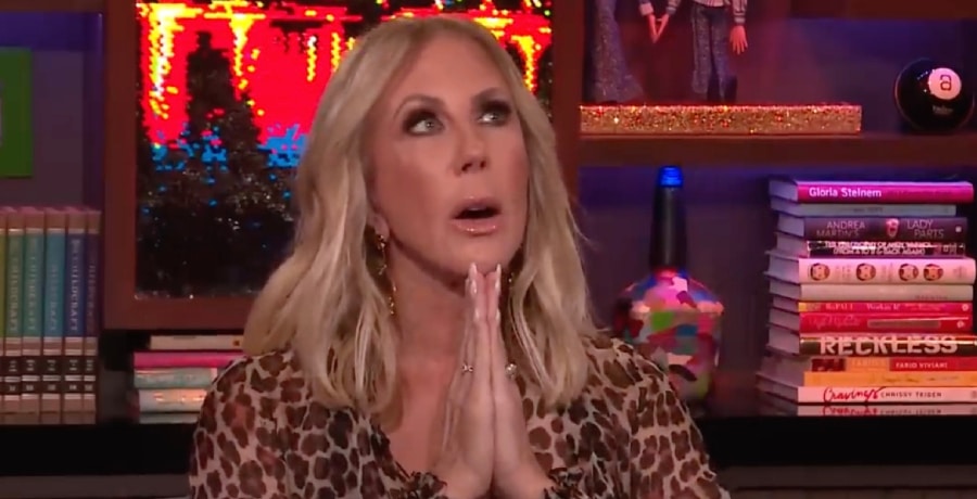 RHOC Vicki Gunvalson pictured during an appearance on WWHL