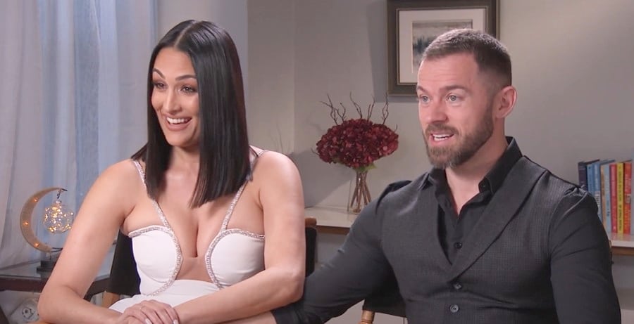 Nikki Garcia and Artem Chigvintsev from ET interview, sourced from YouTube