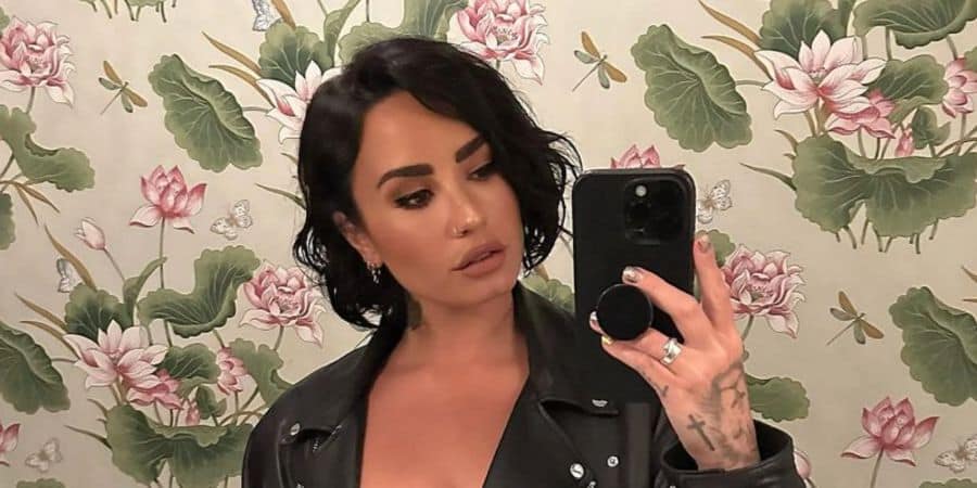 demi lovato selfie