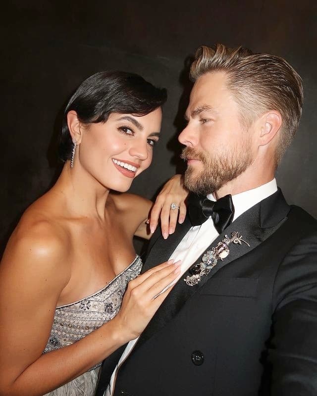 Derek Hough and Hayley Erbert from Instagram