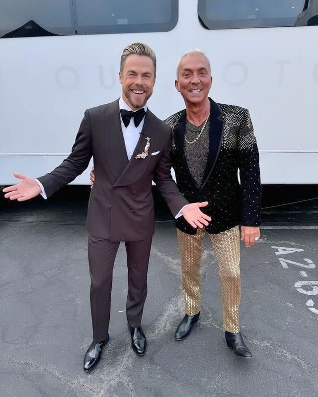 Bruno Tonioli and Derek Hough from Instagram