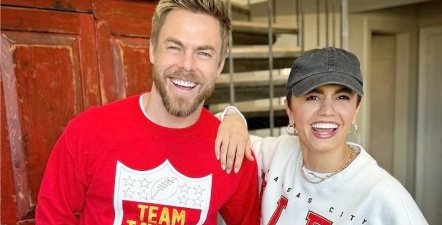 Derek Hough and Hayley Erbert from Instagram