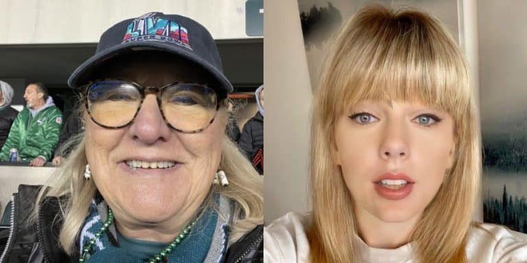 donna kelce and taylor swift selfies