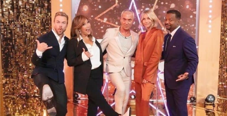 Derek Hough, Carrie Ann Inaba, Bruno Tonioli, Julianne Hough, and Alfonso Ribeiro from DWTS Season 33 on Instagram